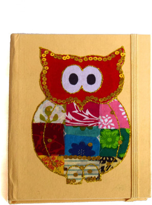 

GiftAbled A5 Notebook(Handcrafted Cover Diary, Multicolor)
