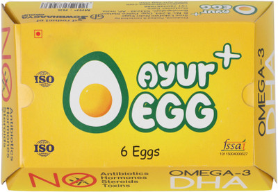 

Ayur Plus Hen White Eggs(6 Units)