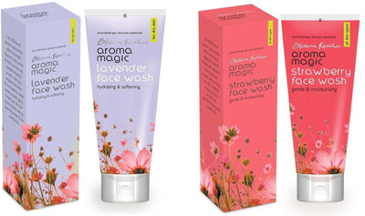 

Aroma Magic Lavender & Strawberry Pack of 2 Face Wash(200 ml)