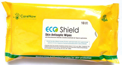 

Eco shield Care Now-Eco Shield Skin Antiseptic Wipes (2 Pkt)(Pack of 10)
