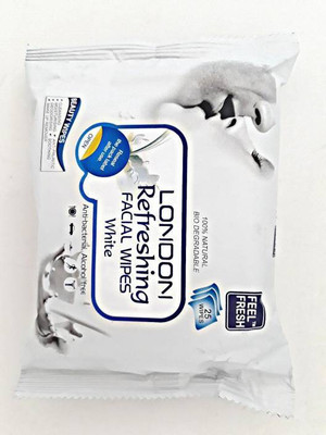 

London Refreshing White Nyc Wipes (Pack of 1)(Pack of 25)