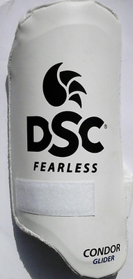 

DSC Condor Glider Cricket Thigh Guard(White, Black, Black;white