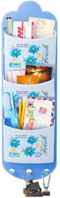 

Joyful Daily Mail 3 Layer 3 Hooks Multipurpose Wall Mounted Organiser Shower Caddy Organizer, Jewellery Organizer, Closet Organizer, Fridge Organizer, Accessories Organizer, Regular Organizer( )