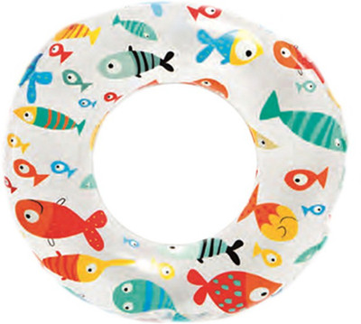 

MEGAEMART FISH Pool Ring for Kids [small] Inflatable Pool Accessory(Multicolor)