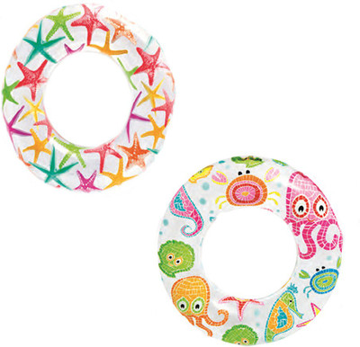 

MEGAEMART Star and Octopus Ring for Kids combo[small] Inflatable Pool Accessory(Multicolor)