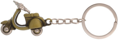 

DhanSai Expressions Retro Trendy Green Colour Scooter Design Keychain Key Chain