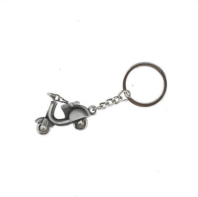 

DhanSai Expressions Retro Trendy Grey Colour Scooter Design Keychain Key Chain