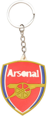 

DhanSai Expressions Arsenal Double Sided Rubber Keychain Key Chain