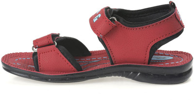 Paragon Boys & Girls Velcro Sports Sandals(Red