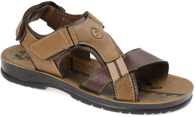 

Paragon Boys Velcro Sports Sandals(Brown, Tan