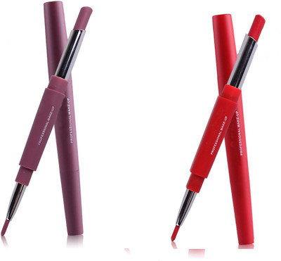 

Perky Sack 2in1 Lipstick + Lip Liner(Sweet Girl, Flame)
