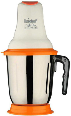 

Unichef Chopper Xl Steel Electric 350 W Juicer Mixer Grinder(Orange, 1 Jar)