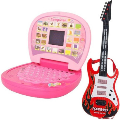 

gunvaan Kids Laptop guitar (large)(Multicolor)
