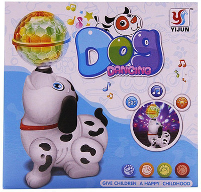 

Be you own label MUSICAL AND DANCING , DANCING DOG WITH 3D LIGHT ( MULTICOLOR)(Multicolor)
