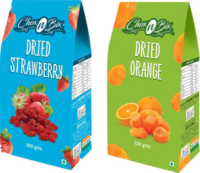 

Chox N Bix tasty & healthy Orange, Strawberries(200 g, Vacuum Pack)