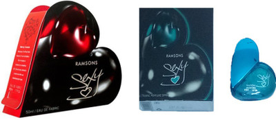 

RAMSONS RED SEXY HEART PERFUME 30 ML + GREEN SEXY HEART PERFUME 30 ML Eau de Parfum - 30 ml(For Men & Women)