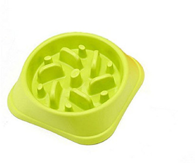 

SRI Dog Bowls Slow Feeder Fun Interactive Anti-Choke Pet Bowl Non-Slip Drink Water Bowl Healthy Food Bowl Bloat Stop Happy Foraging Bowl (Green) Round Plastic Pet Bowl(2.5 L Green)