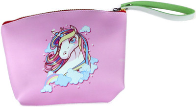 

SB Multipurpose Cosmetic Makeup Multi utility Pouch Travel Toiletry School pouch(DARK_PINK) Pouch(Pink)