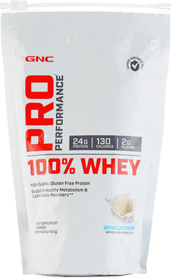 

GNC Pro Performance 100% Whey Protein Powder (Vanilla) (1.05 lb) Whey Protein(476 g, Vanilla)