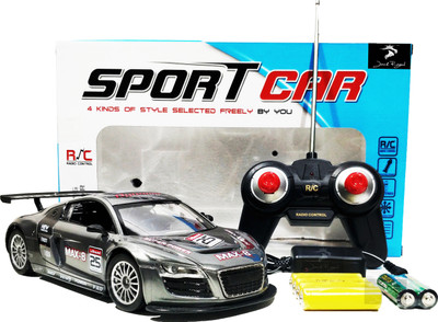 

Jack Royal Sports Car - 1:18 Remote Control Racing Sports Car (Audi-Grey)(Dark Grey)