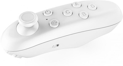 

Padraig VR REMOTE VR Remote Control Wireless Bluetooth Portable Remote Controller with Multi Operation Mode Selfie Mode, Video Mode, Music Mode, Mouse Mode, EBook Mode, Game Mode, VR Mode Suitable With IOS, Android, Smartphones, Tablets, PC-White Remote C