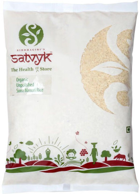 

Satvyk Unpolished Sona Masuri Rice 1kg Sona Masoori Rice(1)