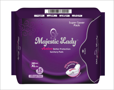 

majestic lady 1313 Sanitary Pad(Pack of 15)