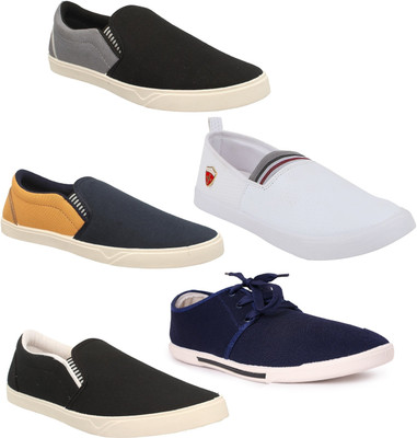 

Chevit Pack of 5 Casual (Sneakers) Sneakers For Men(Multicolor
