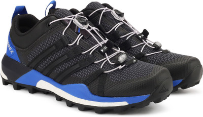 

ADIDAS TERREX SKYCHASER Outdoor Shoes For Men(Black, Blue, Cblack/cblack/carbon
