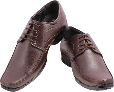 

XGL Dash Men's Brown Formal Shoe Derby For Men(Brown