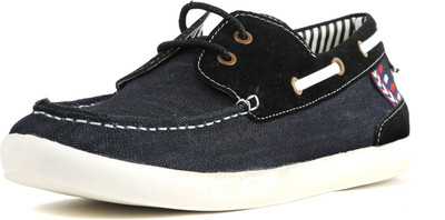 

LAWMAN PG3 Canvas Shoes For Men(Black