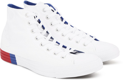 

Converse Tri-Block Midsole Hi Casuals For Men(White, White/red/blue