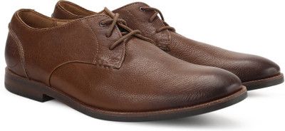 Clarks Broyd Walk Tan Leather Lace Up For Men(Tan