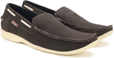 

Lee Cooper Genuine Leather Loafers For Men(Grey, Fumo