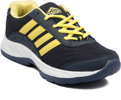 

Asian Walking Shoes,Training Shoes,Gym Shoes,Sports Shoes Running Shoes For Men(Navy, Yellow