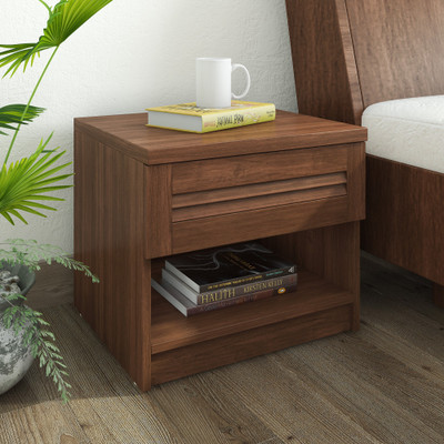 Hometown Bali Bolton Engineered Wood Bedside Table(Finish Color - Wenge, Knock Down)