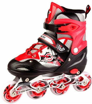 

DHAWANI I56445 In-line Skates - Size 6-9 UK(Red)