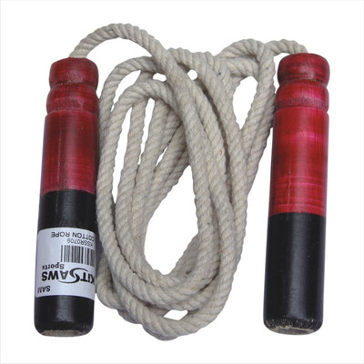 

KITSAWS Jump Rope Natural Cotton Speed Skipping Rope(White, Pack of 1)