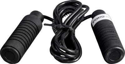 

Sportonixx Spo 25 Ball Bearing Skipping Rope(Black, Length: 305 cm)