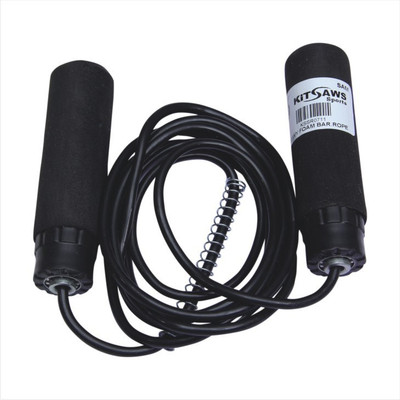 

KITSAWS Jump Rope Heavy Foam Baring Speed Skipping Rope(Black, Length: 75 inch)