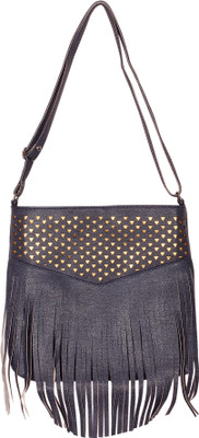 

bryony Girls Casual Blue Rexine Sling Bag
