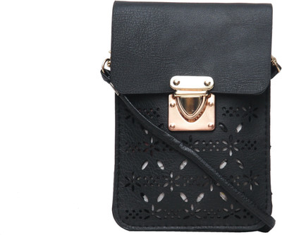 

Shopharp Women Casual Black Polyester Sling Bag