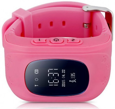 

Estar Sampi HTC Desire 200 Compatible Q50 Smart Watch For Kids Children Wrist Watch with Anti-lost, GPS Tracker, SOS Call, Location Finder, Remote Monitor, Pedometer Functions, Parent Control PINK Smartwatch(Pink Strap FREESIZE)