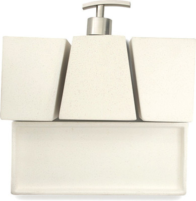 

WAABISAABI Handmade Stone Bathroom Set | TSURUGI | WS-10011(White)