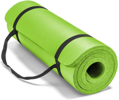 

FITGURU NBR NON SLIPPERY THICK YOGA EXERCISE MAT Green 10 mm Yoga Mat