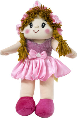 

Lovely Toys Baby Doll Girl – Monica Satin Girl – Pink Color - 34 cm(Pink)