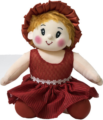 

Lovely Toys Baby Doll Girl – Sweety – Flower Red Color - 28 cm(Red)