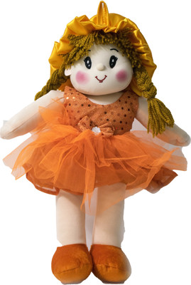 

Lovely Toys Baby Doll Girl – Dolly Net – Orange Color - 38 cm(Orange)