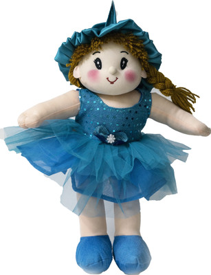 

Lovely Toys Baby Doll Girl – Dolly Net – Blue Color - 38 cm(Blue)