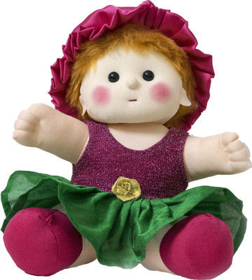 

Lovely Toys Baby Doll Girl – Sania – Pink/Green Color - 24 cm(Multicolor)